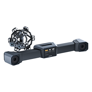 FreeScan Trak ProW 広範囲のトラッキングに対応。マーカーレス+ワイヤレスの3Dスキャンソリューション。